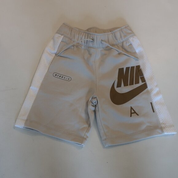 Nike Pants - Boys Nike Air Beige White Activewear Athletic Drawstring Shorts M